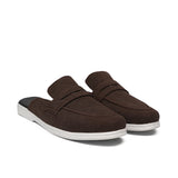 Choco Brown Suede Mule LZ02
