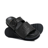 Black Croc Slipper SA128