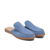 Sky Blue Suede Mule MU03