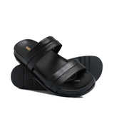 Black double belt Slipper SA125