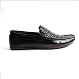 Black Woven Loafer LS26