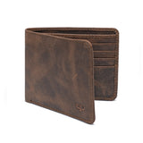 Men Brown Leather Wallet PU1