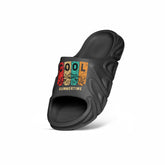 Black Artful Slide Slipper