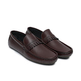 Brown Frill Loafer LS14