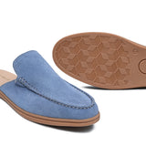Sky Blue Suede Mule MU03