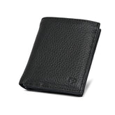 Men Black Leather Wallet GR75