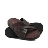 Brown Strap Slipper SU05