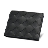 Men Black Leather Wallet BY39