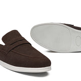 Choco Brown Suede Mule LZ02