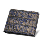 Men Grey Leather Wallet 597C