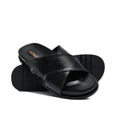 Black Cross Slipper SA151
