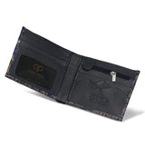 Men Grey Leather Wallet 597C
