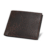 Men D-Brown Leather Wallet 597C