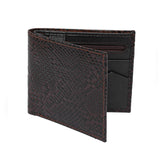 Men D-Brown Leather Wallet 597C