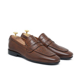 Brown Croc Embossed Shoe PH24