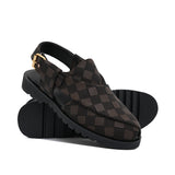 Brown Check Sandal DZ18