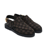 Brown Check Sandal DZ18