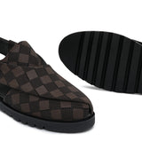 Brown Check Sandal DZ18