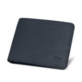 Men Blue Leather Wallet 19P
