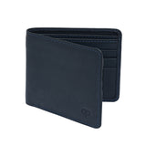 Men Blue Leather Wallet 19P