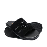 Black Suede Slipper SZ06