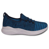 Blue Lace Knitted Running Sneaker NSK-0041