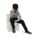 Kids' Blue Suede Shoe Lak04