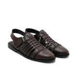 Brown Cage Sandal DZ54