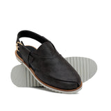 Dark Textured Classic Peshawari Chappal DZ52