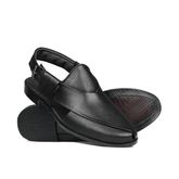 Black Mild Peshawari Chappal DZ09