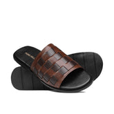 Brown Woven Slipper SA50