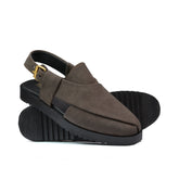 Choco Brown Suede Peshawari Chappal DZ35