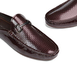 Brown Circle Textured Mule MA07