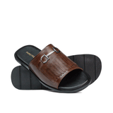 Brown Frill Slipper Sa25