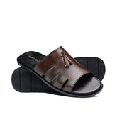 Brown Casual Tassel Slipper SA07