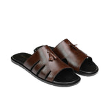 Brown Casual Tassel Slipper SA07