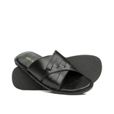 Black Cross Casual Slipper SA23