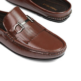 Brown Frill Mule MA09