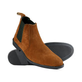 Premium Brown Suede Chelsea Boots PD09