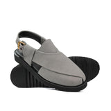 Gray Suede Peshawari Chappal DZ39