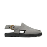 Gray Suede Peshawari Chappal DZ39