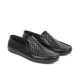 Black Woven Loafer LS26