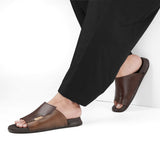Handcrafted Brown Slippers SA81