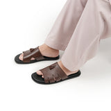 Brown Casual Tassel Slipper SA07