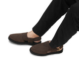 Choco Brown Suede Peshawari Chappal DZ35