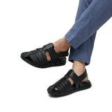 Black Comfort Grip Sandal DA10