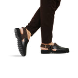 Midnight Crest Peshawari Chappal DZ51