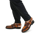 Walnut Brown Brogue Peshawari Chappal DAZ8