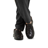 Woven Leather Peshawari Chappal DAZ4