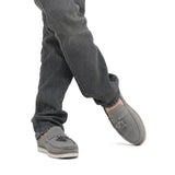 Regal Grey Suede Tassel Shoes LZ01